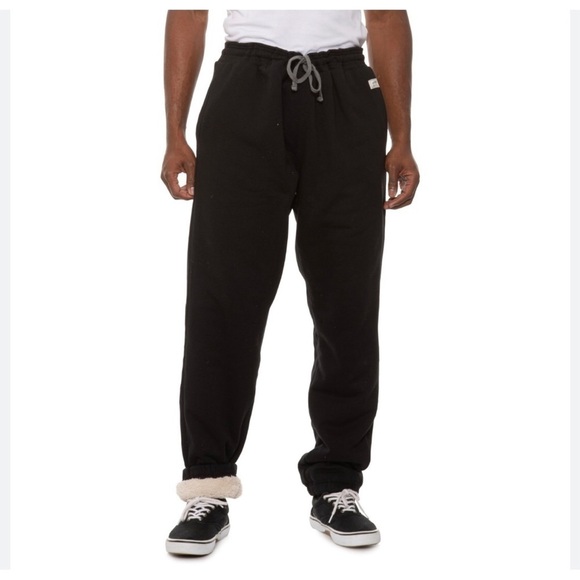 Eddie Bauer Big Men’s Supersoft Fleece Sherpa Lined Sweatpants Plus Size 3XB - Picture 3 of 16